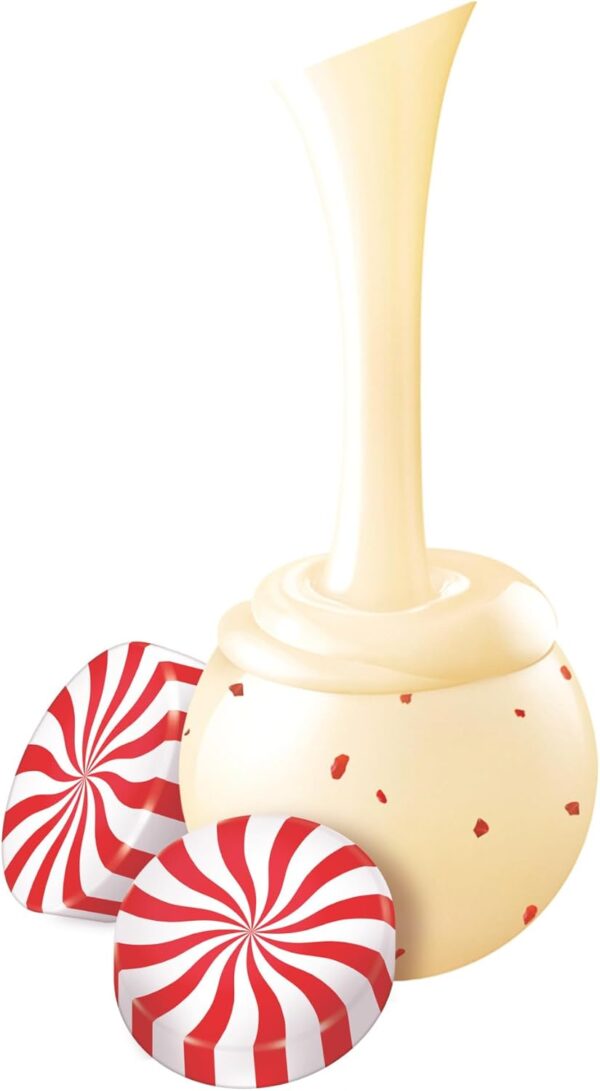 Lindt LINDOR Candy Cane White Chocolate Truffles 150g Bag