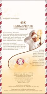Lindt LINDOR Candy Cane White Chocolate Truffles 150g Bag