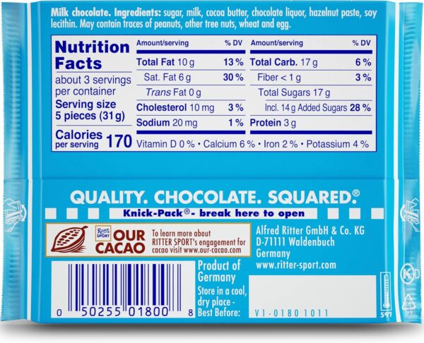 Milka Alpine Milk Chocolate 270g