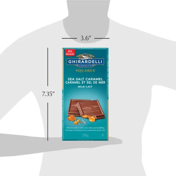 Ghirardelli Milk Chocolate Caramel Sea Salt Bar 138g